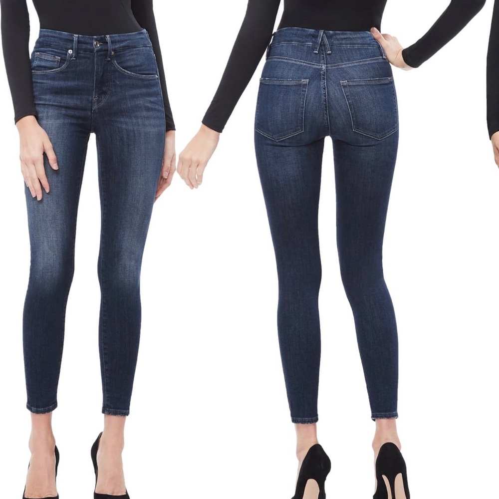 Good American Good Legs Crop size 6 gently used